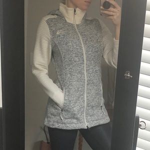 North face fleece with hood.